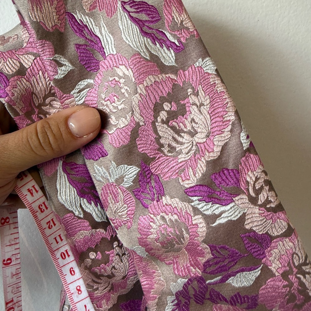 Duchamp Pink and Lavender Floral Tie